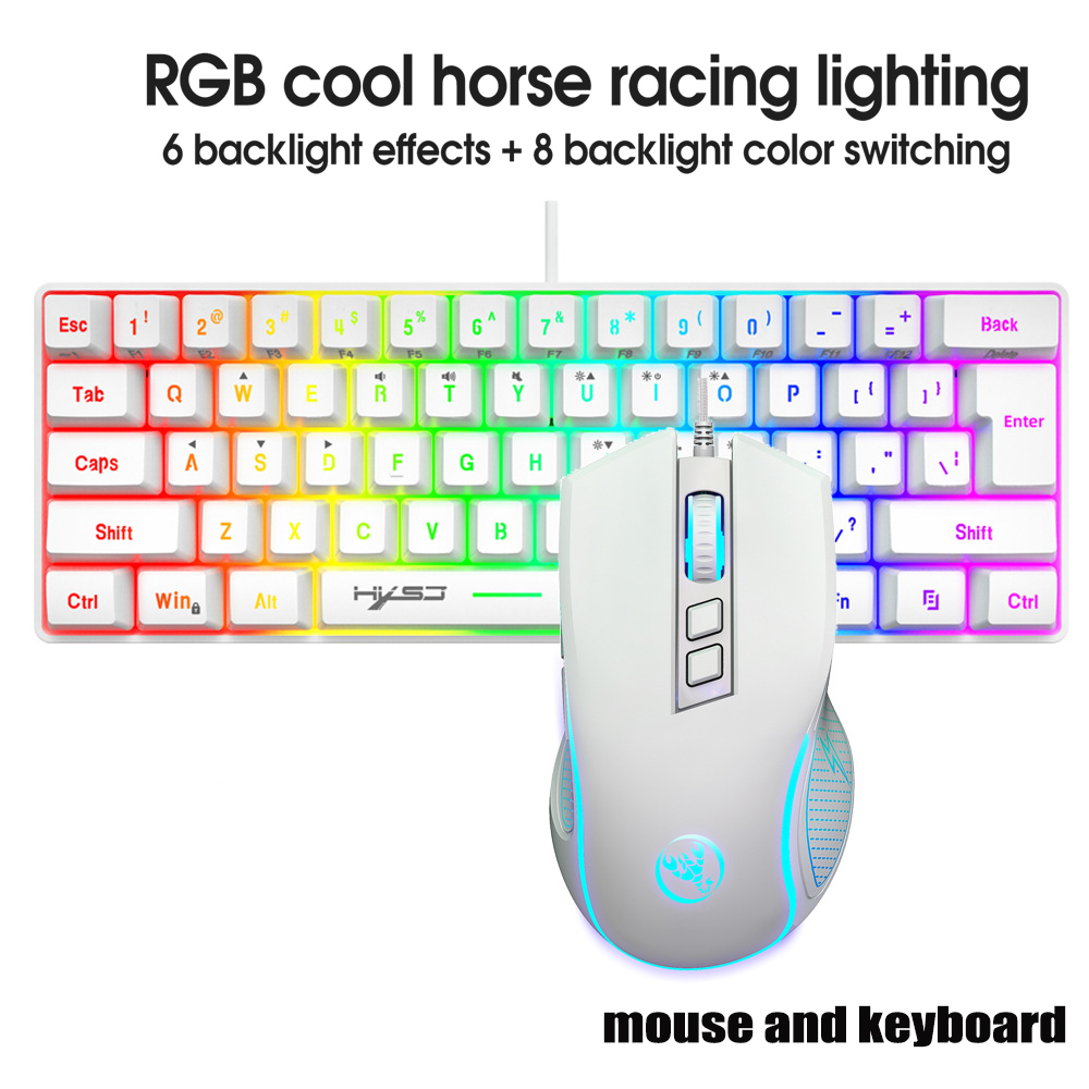 Gaming Keyboard And Mouse Combo - طقم لوحة مفاتيح وماوس للألعاب، مجموعة