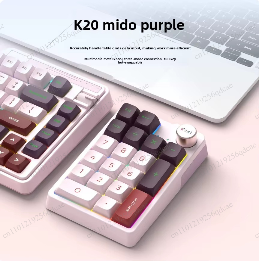 Gaming Keyboard Mechanical Wireless - لوحة مفاتيح Kzzi K20 صغيرة الحجم