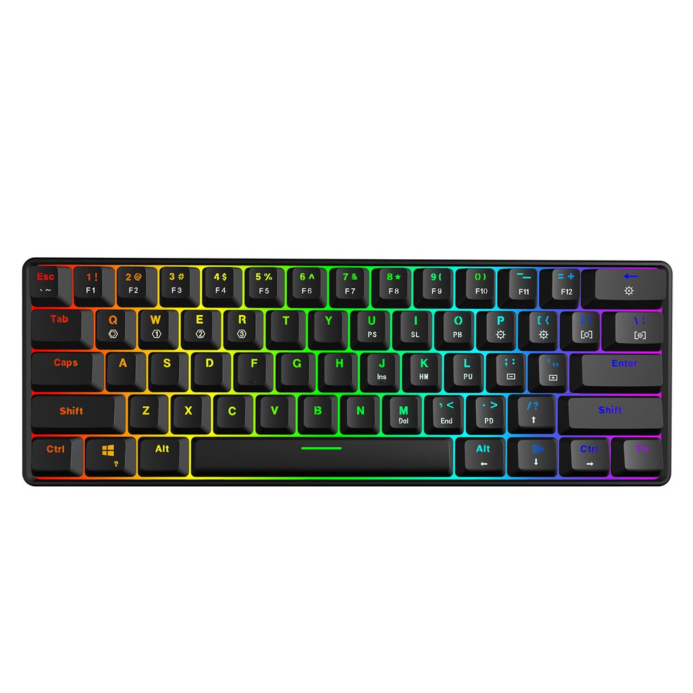 Gaming Keyboard Blue Switches - SKYLOONG GK61 لوحة مفاتيح ألعاب بصرية