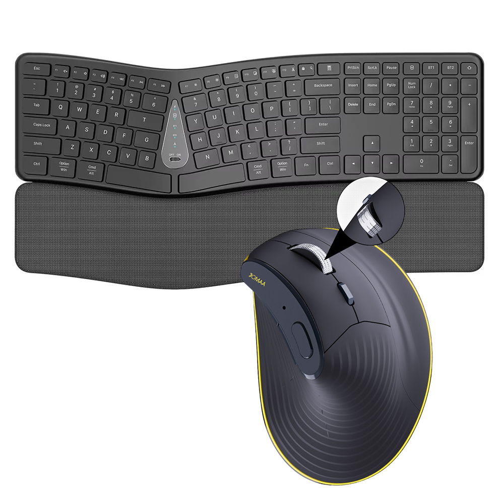 Gaming Keyboard And Mouse Combo - مجموعة ماوس لوحة مفاتيح لاسلكية 2.4G،