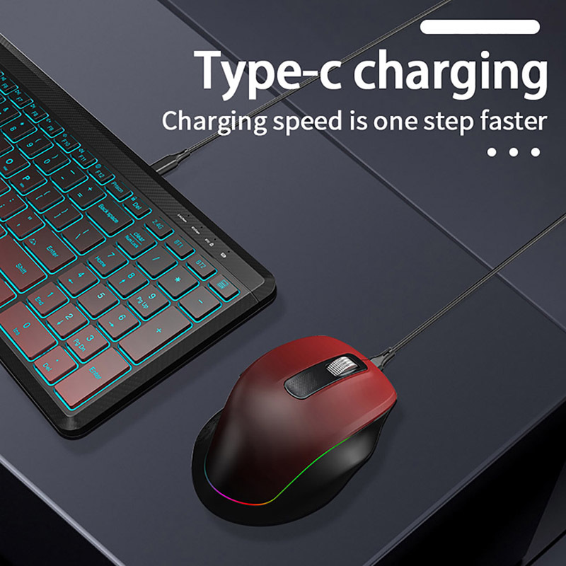 لوحة مفاتيح لاسلكية صامتة بألو - مراجعة Gaming Keyboard And Mouse Combo وسعره