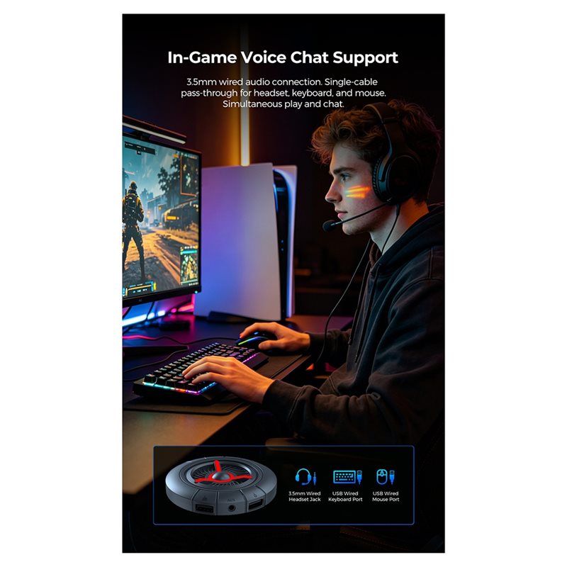 محول لوحة مفاتيح وفأرة M07K لج - مراجعة Gaming Keyboard And Mouse For Xbox وسعره