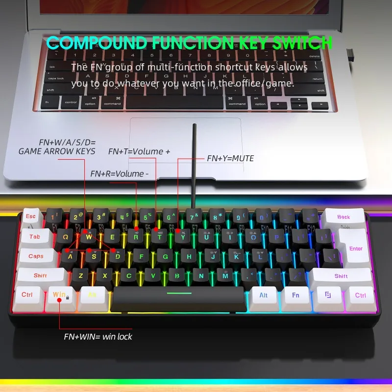 طقم لوحة مفاتيح وماوس للألعاب  - مراجعة Gaming Keyboard And Mouse Combo وسعره