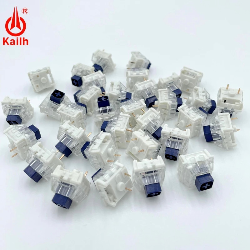 مفتاح صندوق أزرق كحلي من Kailh - مراجعة Gaming Keyboard Blue Switches وسعره