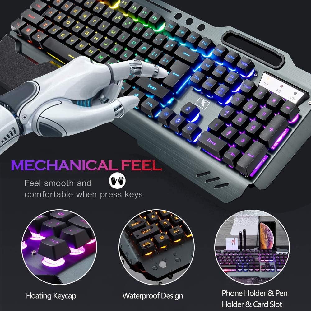مجموعة لوحة مفاتيح وماوس لاسلك - مراجعة Gaming Keyboard And Mouse Combo وسعره