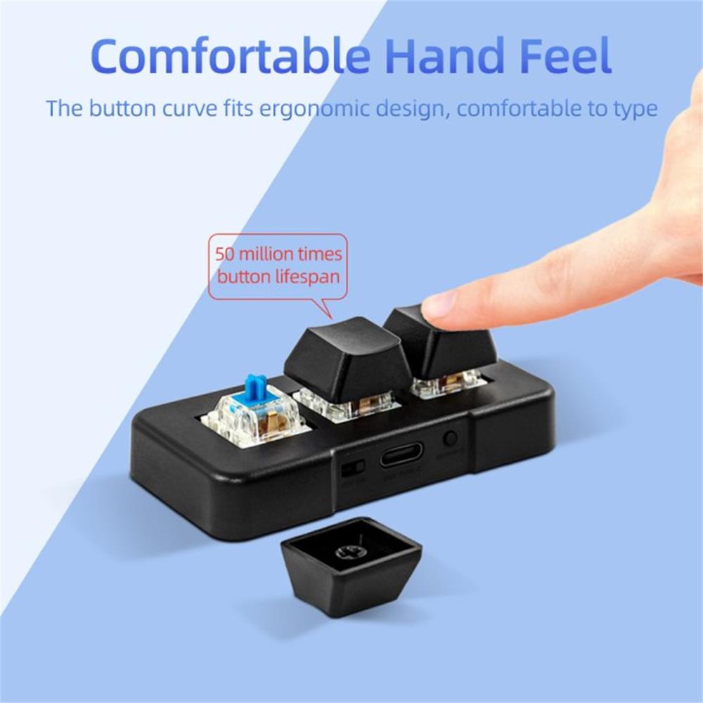 لوحة مفاتيح صغيرة مع مفتاح أزر - مراجعة Gaming Keyboard Mechanical Wireless وسعره
