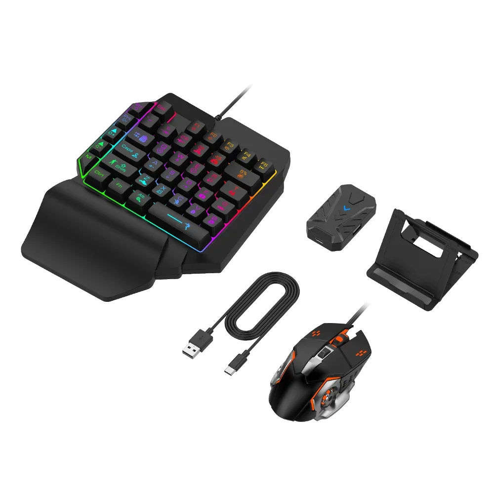 متوفر في المخزون: جهاز تحكم Mi - مراجعة Gaming Keyboard And Mouse Converter For Mobile وسعره