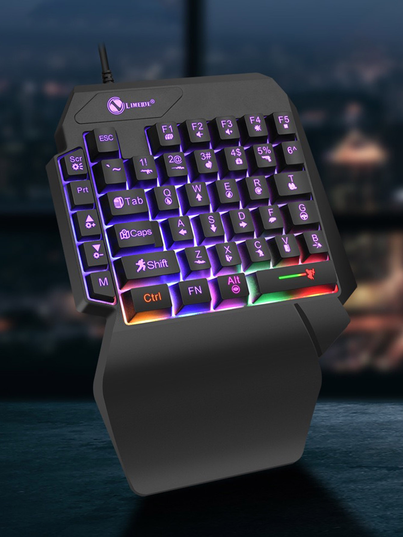 لوحة مفاتيح ميكانيكية سلكية لل - مراجعة Gaming Keyboard And Mouse Converter For Mobile وسعره