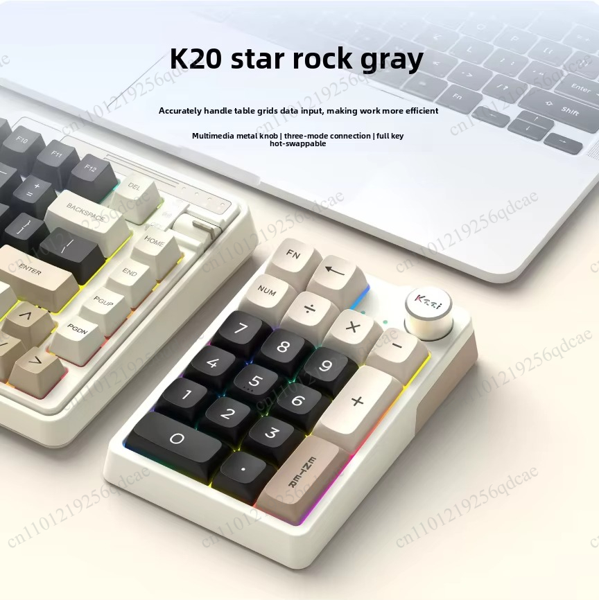 لوحة مفاتيح Kzzi K20 صغيرة الح - مراجعة Gaming Keyboard Mechanical Wireless وسعره