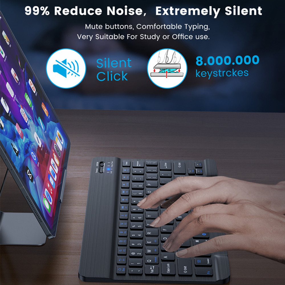 لوحة مفاتيح صغيرة لاسلكية تعمل - مراجعة Gaming Keyboard Mechanical Wireless وسعره