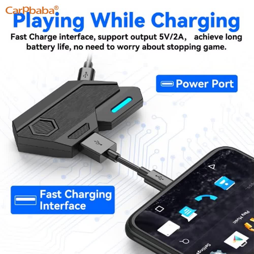 وحدة تحكم ألعاب محمولة PUBG، م - مراجعة Gaming Keyboard And Mouse Converter For Mobile وسعره