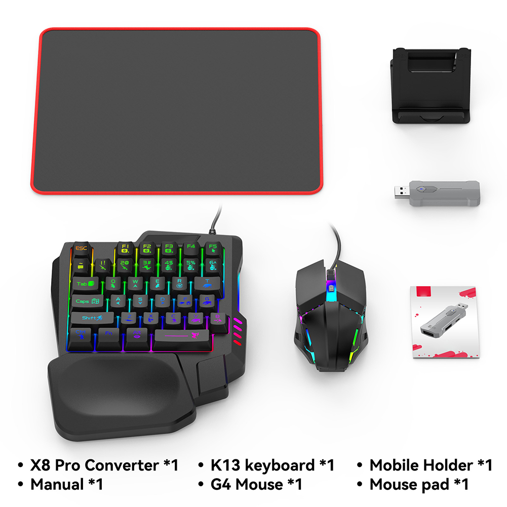 مجموعة تحويل لوحة مفاتيح وماوس - مراجعة Gaming Keyboard And Mouse Converter For Mobile وسعره