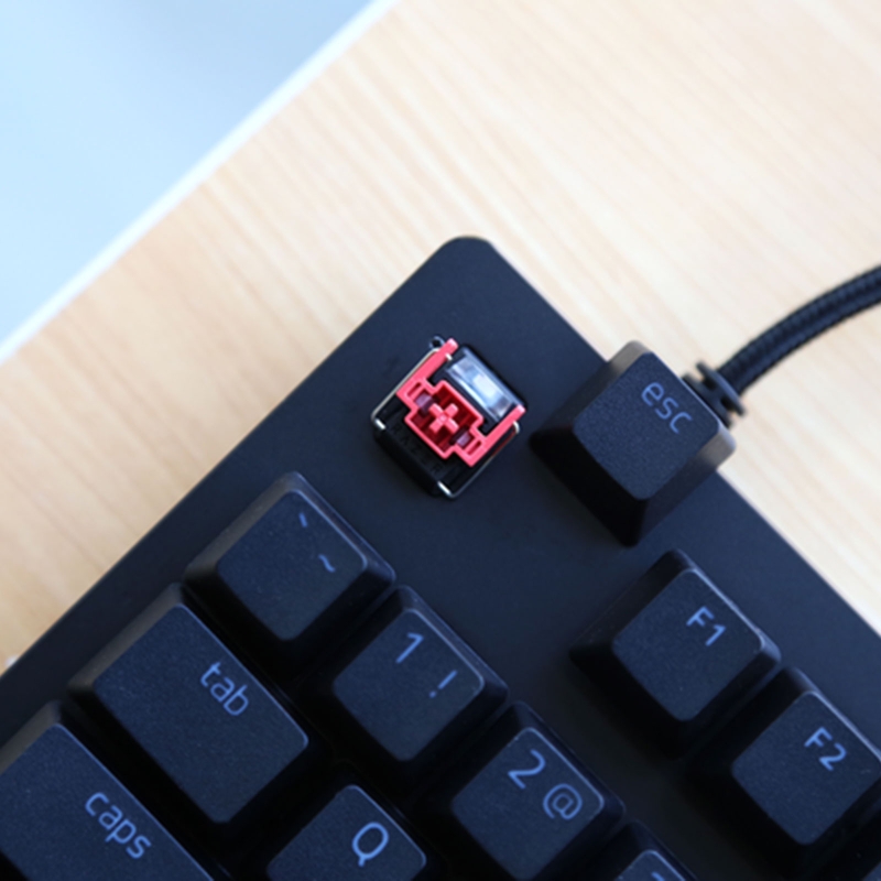 4 قطعة V2 Slient Liner الأحمر  - مراجعة Gaming Keyboard Ergo وسعره