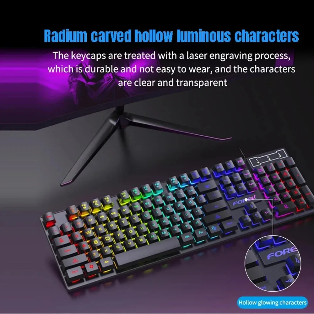 لوحة مفاتيح ميكانيكية بإضاءة خ - مراجعة Gaming Keyboard And Mouse Converter For Mobile وسعره
