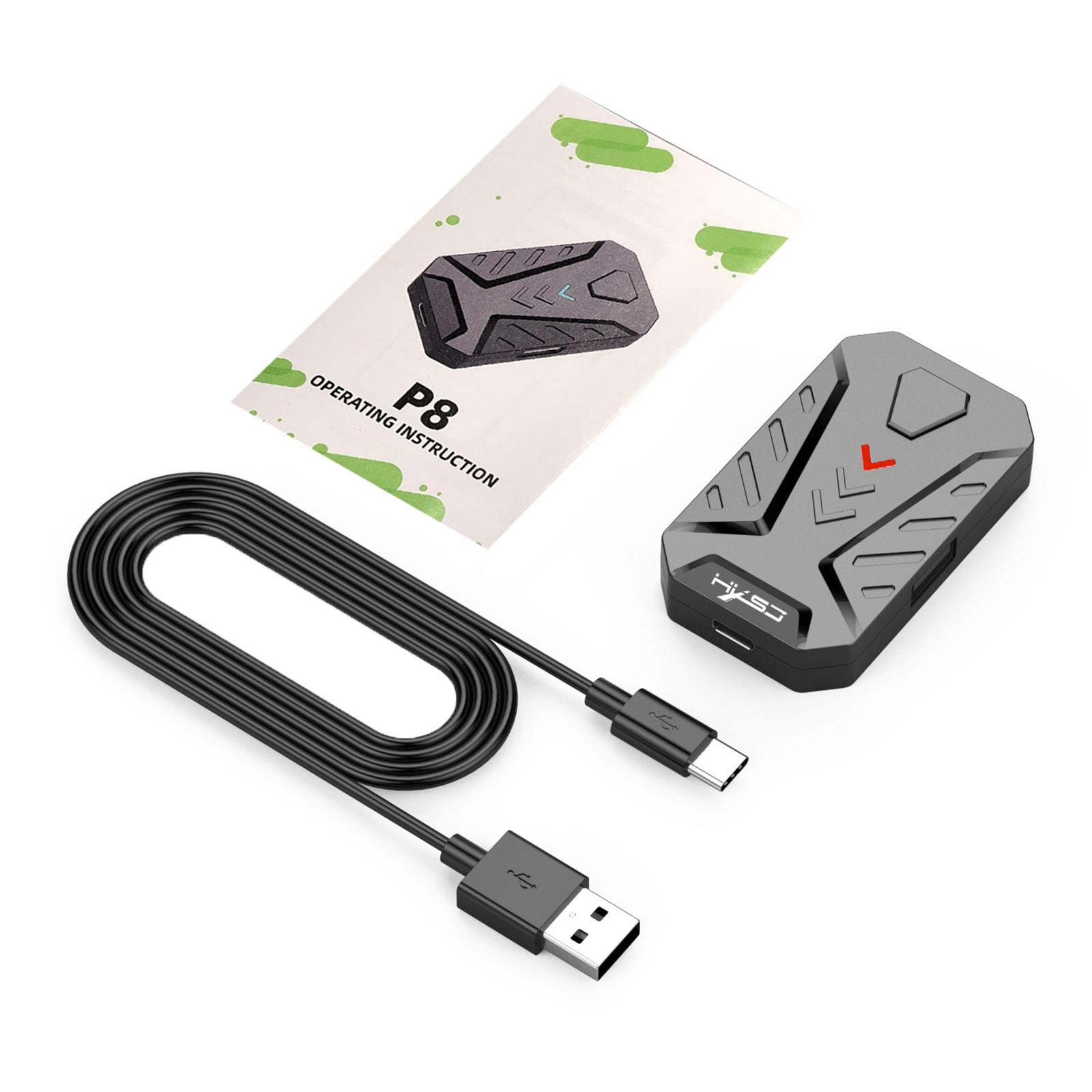 محول لوحة مفاتيح وماوس للألعاب - مراجعة Gaming Keyboard And Mouse Converter For Mobile وسعره