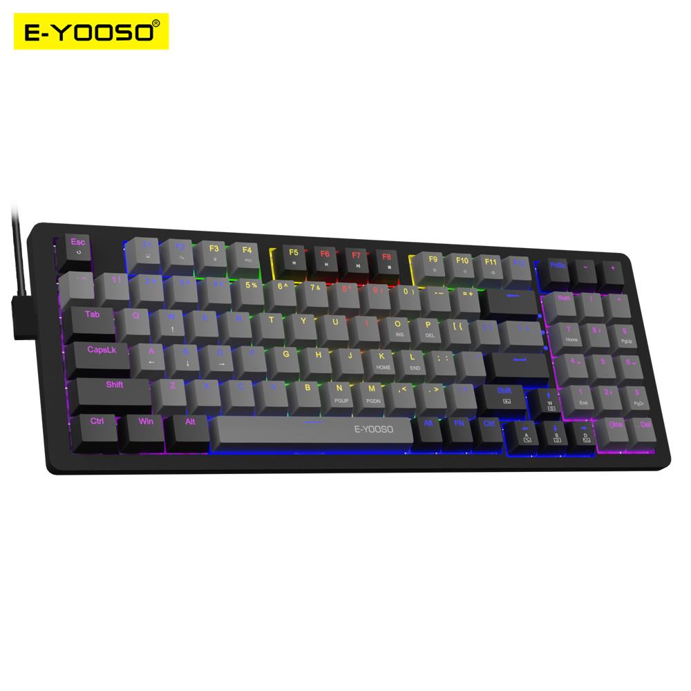 E-YOOSO Z94 USB لوحة مفاتيح ال - مراجعة Gaming Keyboard Blue Switches وسعره